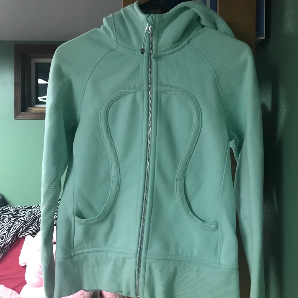 Mint Green Scuba Hoodie